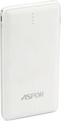 

Aspor 10500 mAh Power Bank (A382, Smart Slim Real Capacity With Built-in Micro USB Cable)(White, Lithium Polymer)