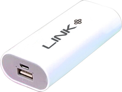 

Link+ 4400 mAh Power Bank (LPPB4400MAHLWH, 4400 mAh)(White, Lithium-ion)