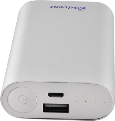 

Advent 5200 mAh Power Bank (M200, Portable Charger)(Silver, Lithium-ion)