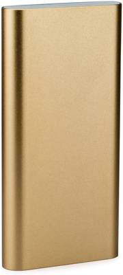 ASPOR A351 Power Bank With 2 USB Outputs Real Capacity 10000 mAh (Golden) 