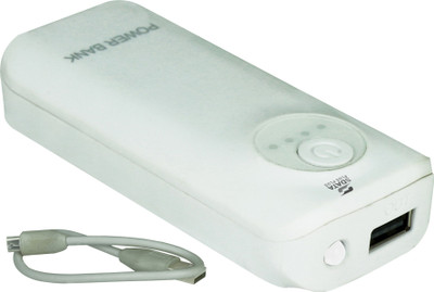 

SData Plus Plus 2600 mAh Power Bank (5200 White, SD 5200)(White, Lithium-ion)