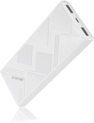 

U-GLOBE 13000 mAh Power Bank (UG156P, 0)(White, Lithium Polymer)