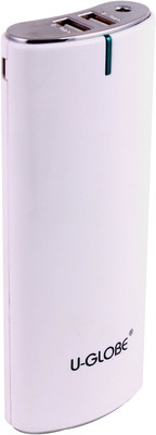U-GLOBE 15600 mAh Power Bank (UG 3372, POWER BANK)(White, Lithium-ion)