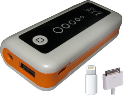 

JIB 5800 mAh Power Bank (5800 mAh - White, Black, Mobile )(Lithium-ion)