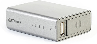 

Portronics 5200 mAh Power Bank (POR-275, Power Cube)(Silver, Lithium-ion)