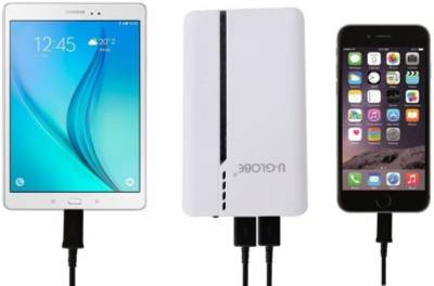 U-Globe UG957 Full Capacity  For Mobiles &amp; Tablets 10400 mAh Powe...