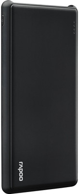 

Rapoo 10000 mAh Power Bank (P200, Ra)(Black, Lithium Polymer)