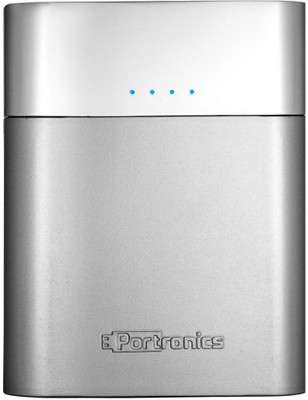 

Portronics 10400 mAh Power Bank (POR 546, Velocity 10400mAH with Dual USB Port)(Silver, Lithium-ion)