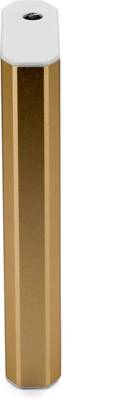 ASPOR A348 Power Bank With 2 USB Outputs Real Capacity 11000 mAh (Golden) 