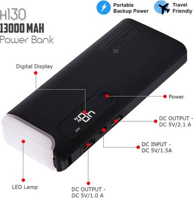 HI-PLUS H130 USB Portable Power Supply 13000 mAh Power Bank