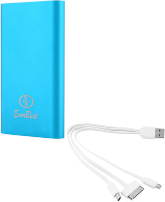 

Everbest 10400 mAh Power Bank (10400mAh)(Blue, Lithium Polymer)