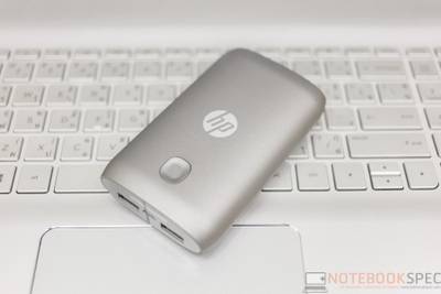 HP 7600 Power Bank, Dual USB. 7600 mAh (SILVER) 