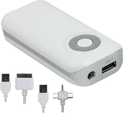 

ERD 5200 mAh Power Bank (LP-203, Portable Mobile Charger - )(White, Lithium-ion)