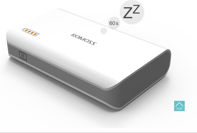 

Romoss 6000 mAh Power Bank (PH30-460-01, Solo3)(White, Lithium-ion)