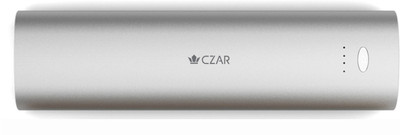 

Czar 10000 mAh Power Bank (Power Bank, Slim body , Compatible with most smartphone, tablets and Bluetooth speakers, 1 Year warranty, BIS Approved)(Silver, Lithium-ion)