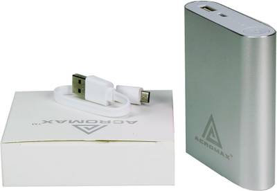 Acromax aMI-104 Super Charger Power Bank 10400 mAh (Silver) 
