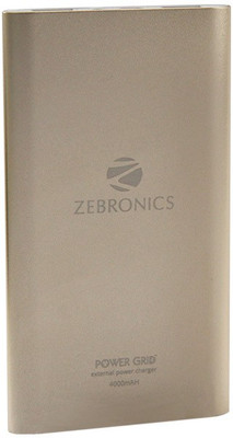 

Zebronics 4000 mAh Power Bank (Power Bank PG 40)(Gold, Lithium-ion)