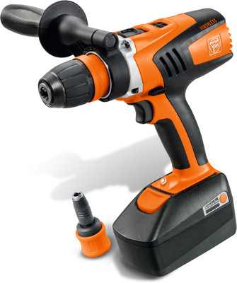 

Fein 4-Speed Cordless Driver ASCM 18 QX Pistol Grip Drill(13 mm Chuck Size), Orange