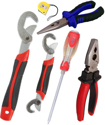 

Asraw Hand Tool Kit(6 Tools), Multicolor
