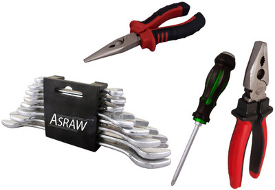 

Asraw Hand Tool Kit(12 Tools), Multicolor