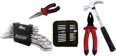 

Asraw Hand Tool Kit(13 Tools), Multicolor