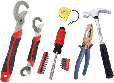 

Asraw Hand Tool Kit(6 Tools), Multicolor