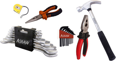 

Asraw Hand Tool Kit(14 Tools), Multicolor