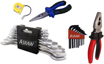 

Asraw Hand Tool Kit(13 Tools), Multicolor