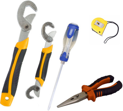 

Asraw Hand Tool Kit(5 Tools), Multicolor
