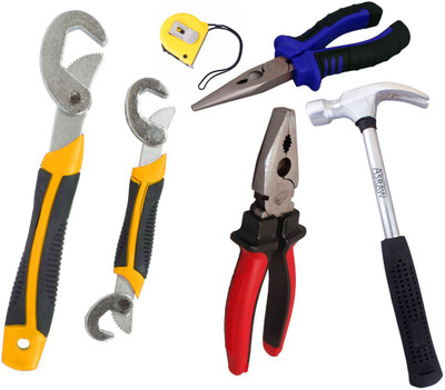 

Asraw Hand Tool Kit(6 Tools), Multicolor
