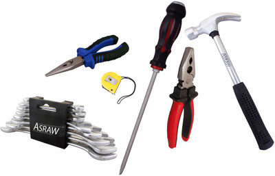 

Asraw Hand Tool Kit(14 Tools), Multicolor