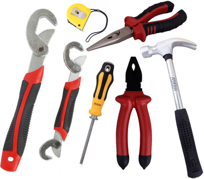 

Asraw Hand Tool Kit(7 Tools), Multicolor