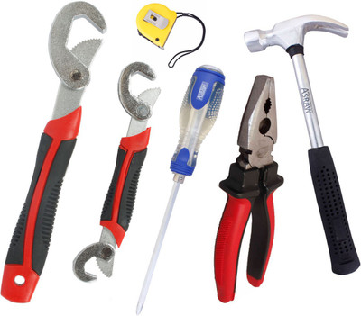 

Asraw Hand Tool Kit(6 Tools), Multicolor