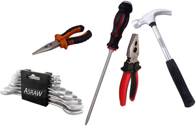 

Asraw Hand Tool Kit(13 Tools), Multicolor