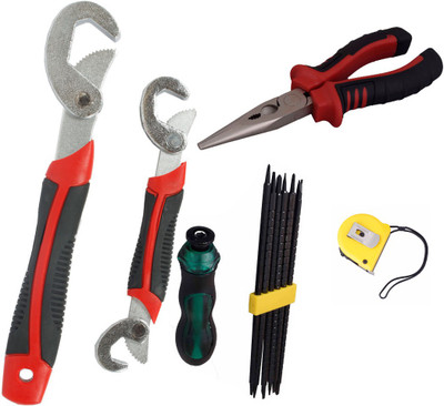 Asraw Hand Tool Kit(5 Tools), Multicolor