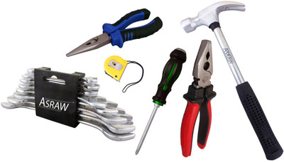 

Asraw Hand Tool Kit(14 Tools), Multicolor