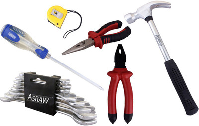 

Asraw Hand Tool Kit(14 Tools), Multicolor
