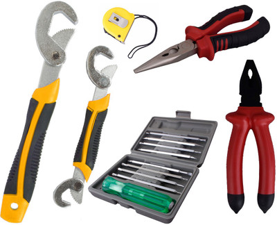 

Asraw Hand Tool Kit(6 Tools), Multicolor