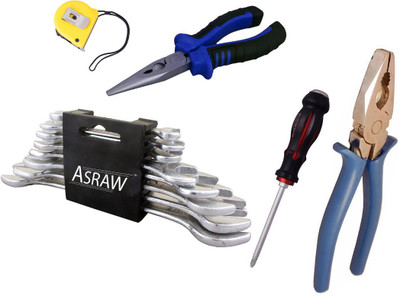 

Asraw Hand Tool Kit(13 Tools), Multicolor