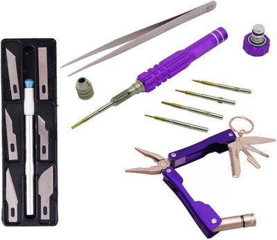 

Asraw Hand Tool Kit(4 Tools), Purple