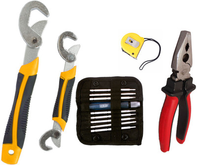 

Asraw Hand Tool Kit(5 Tools), Multicolor