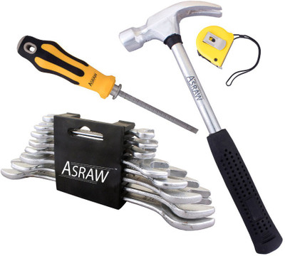

Asraw Hand Tool Kit(12 Tools), Multicolor