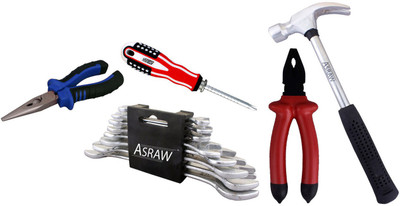 

Asraw Hand Tool Kit(13 Tools), Multicolor