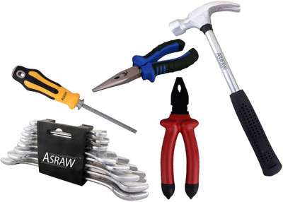 

Asraw Hand Tool Kit(13 Tools), Multicolor