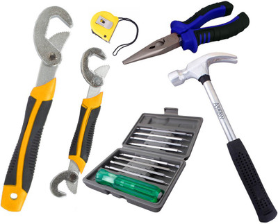 

Asraw Hand Tool Kit(6 Tools), Multicolor