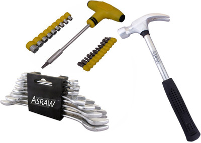 

Asraw Hand Tool Kit(11 Tools), Multicolor