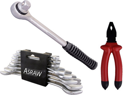 

Asraw Hand Tool Kit(11 Tools), Multicolor
