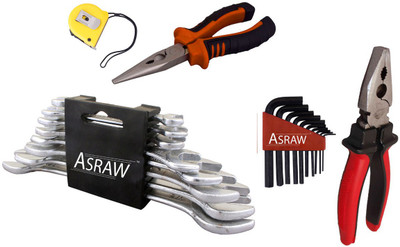 

Asraw Hand Tool Kit(13 Tools), Multicolor