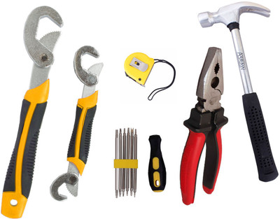 

Asraw Hand Tool Kit(6 Tools), Multicolor
