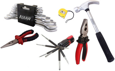 

Asraw Hand Tool Kit(14 Tools), Multicolor